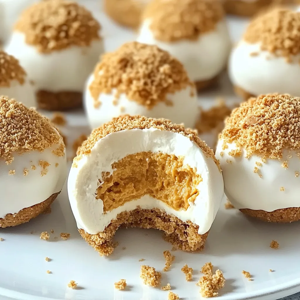 creamy pumpkin cheesecake bites