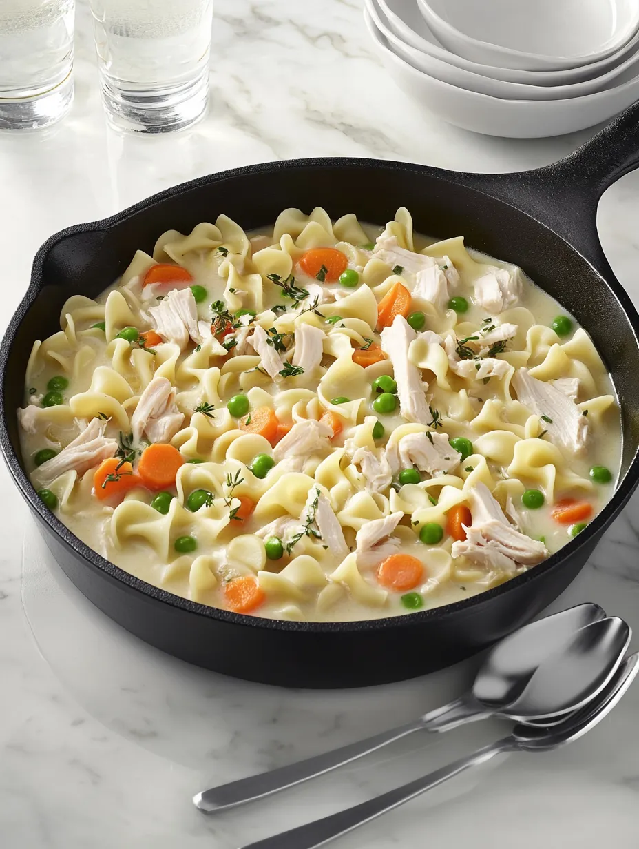 Creamy Chicken Noodle Soup Recipe