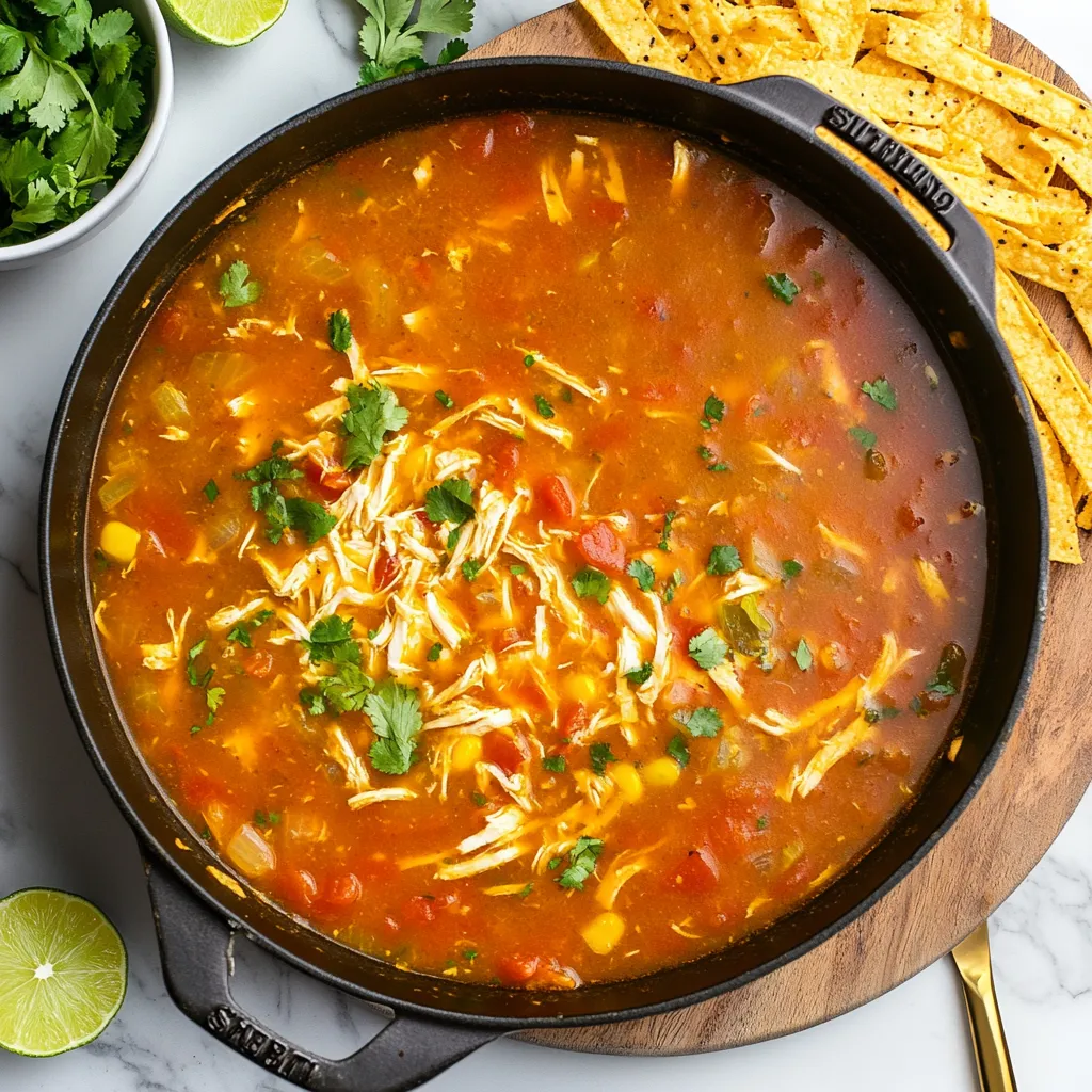 Creamy Tortilla Chicken Soup