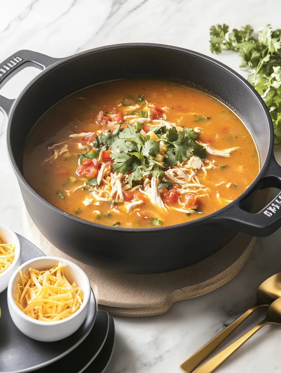 Creamy Chicken Tortilla Soup