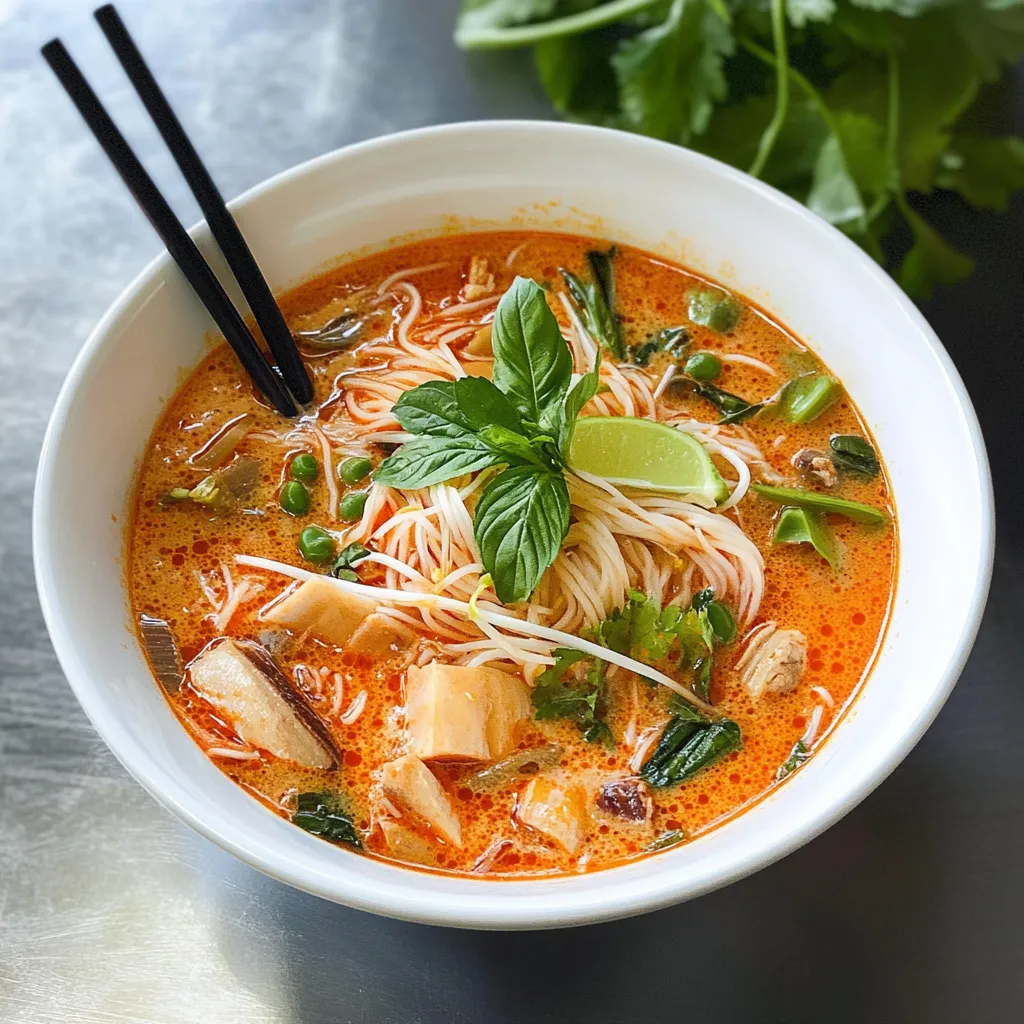 Creamy Thai Curry Noodles