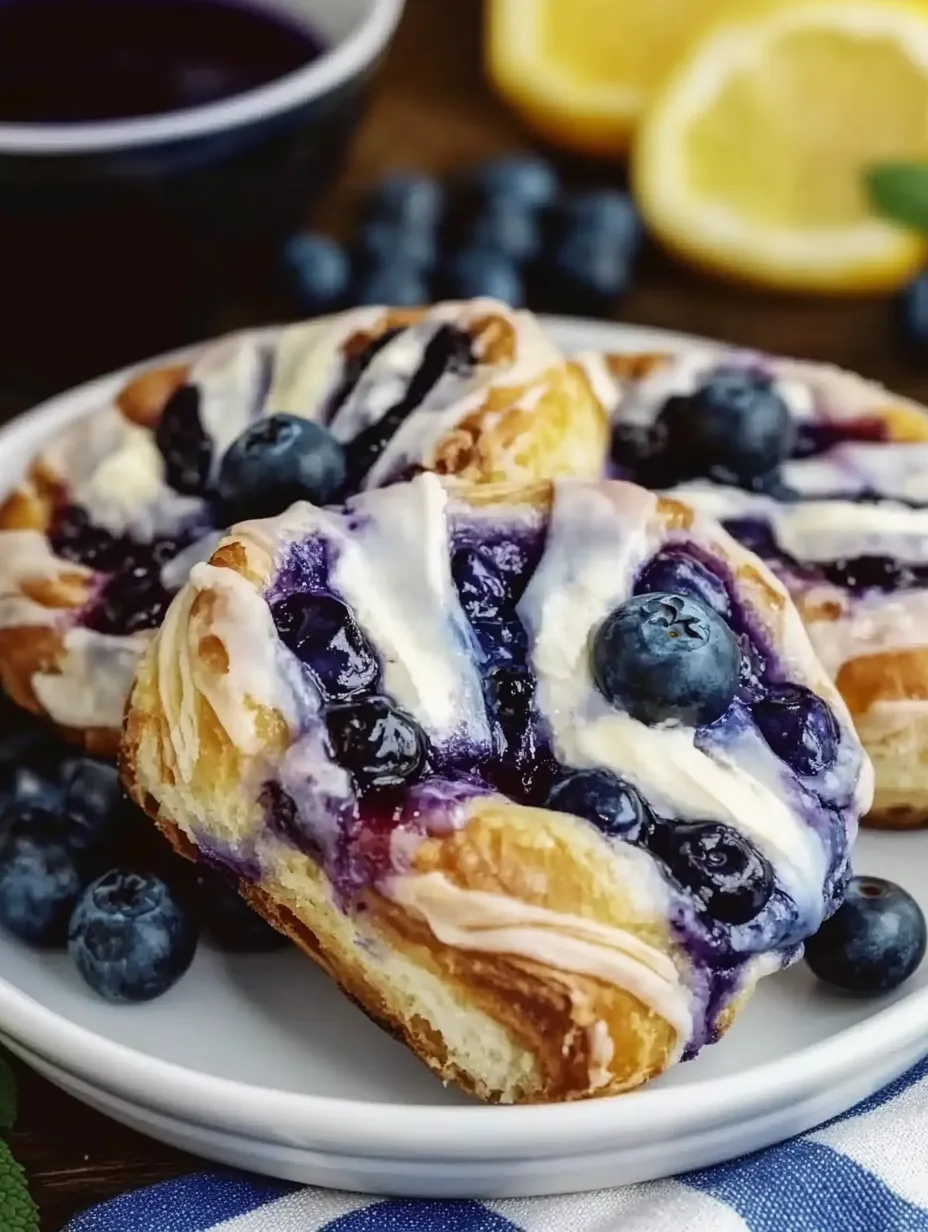 Blueberry Danish with Cream Cheese Recipe