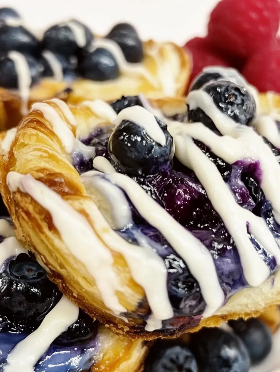 Easy Blueberry Danish with Cream Cheese Recipe