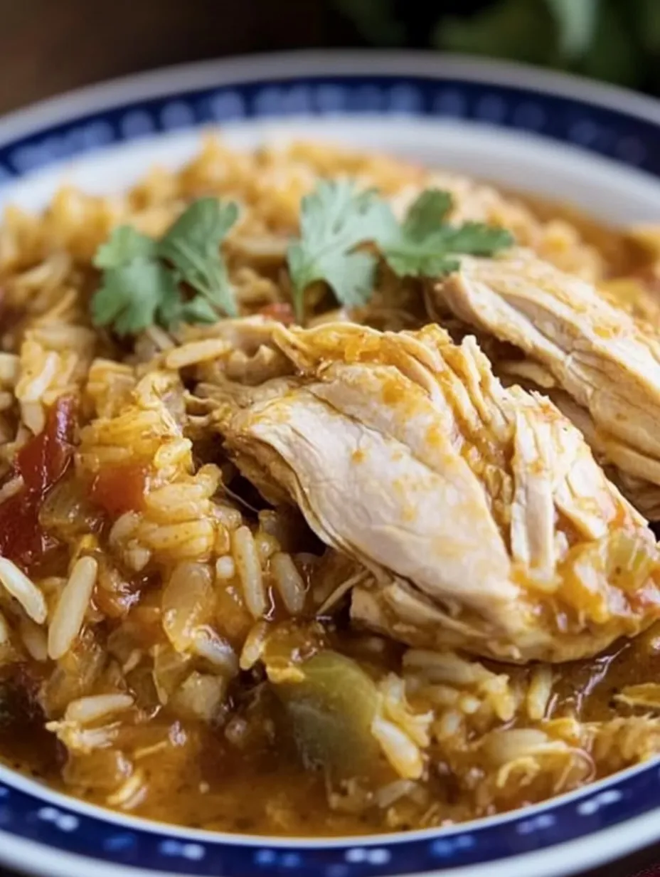 Slow Cooker Spicy Chicken and Rice Recipe
