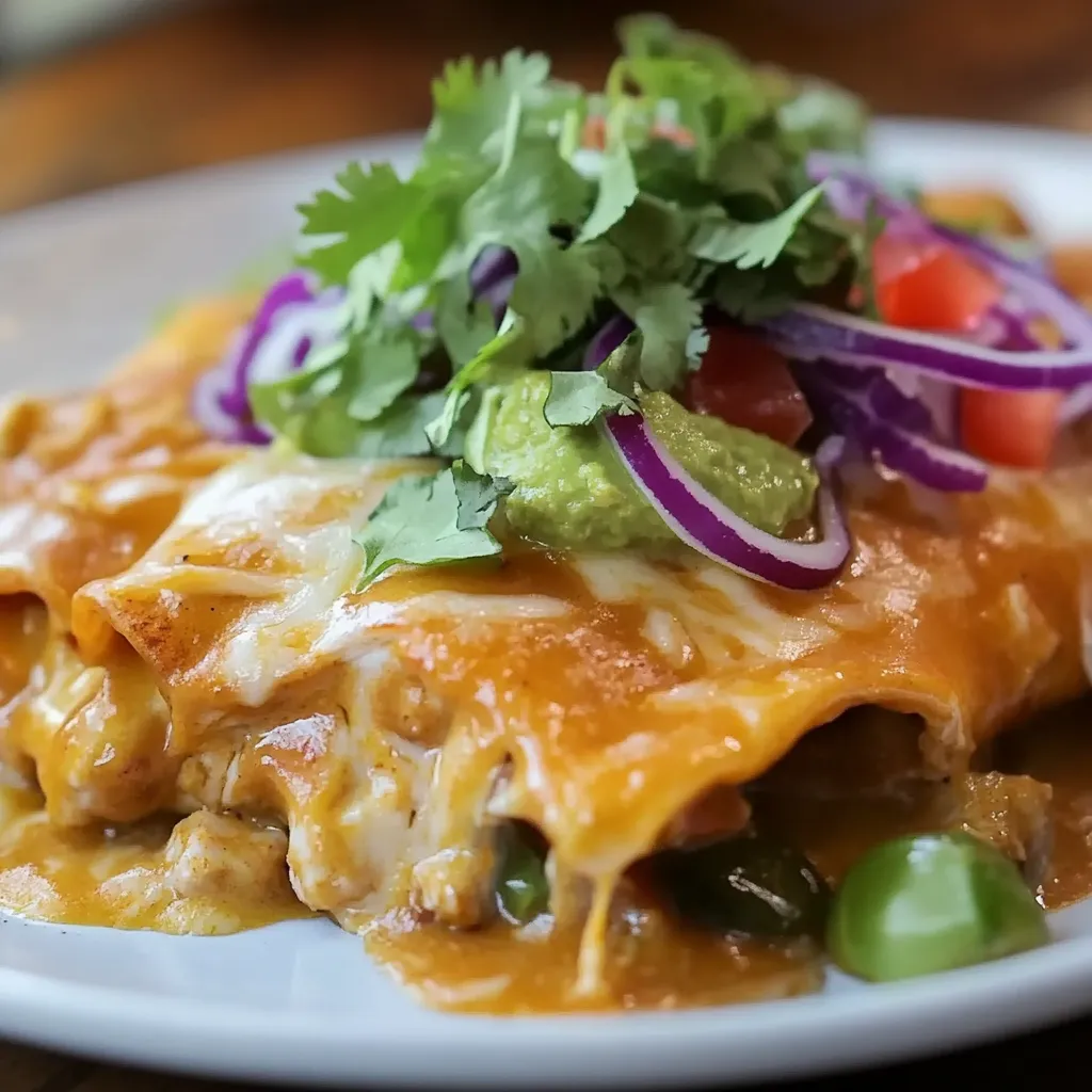 Cheesy Enchiladas with Chicken