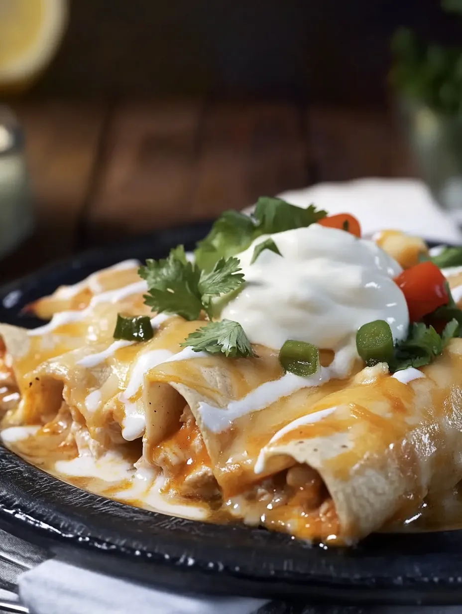 Easy Chicken Enchiladas Recipe