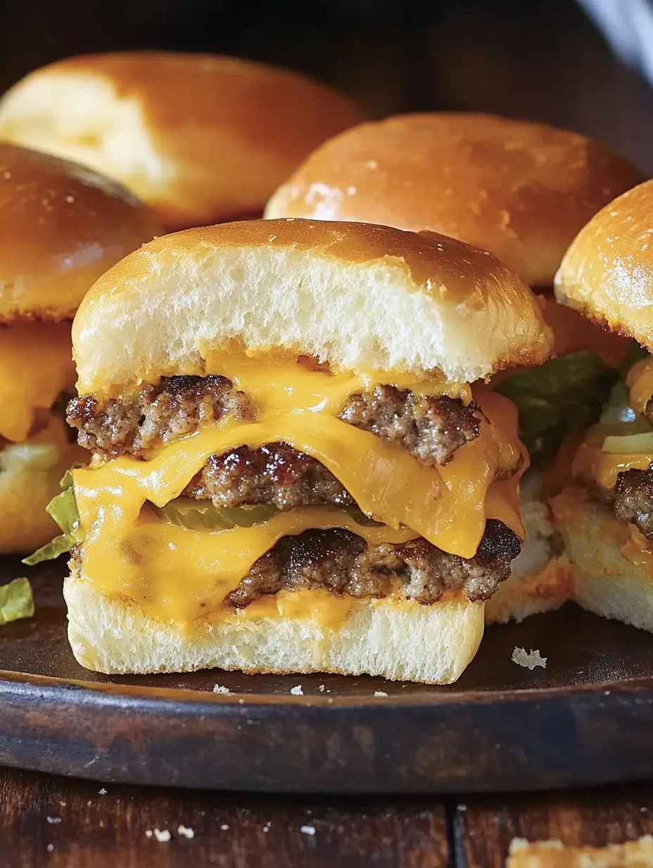Cheeseburger Sliders Recipe