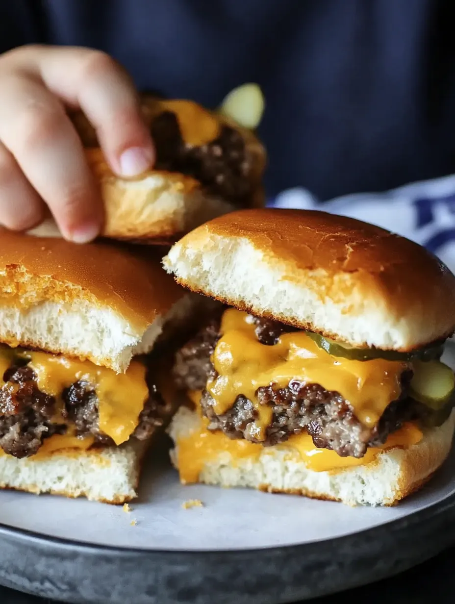 Easy Cheeseburger Sliders Recipe