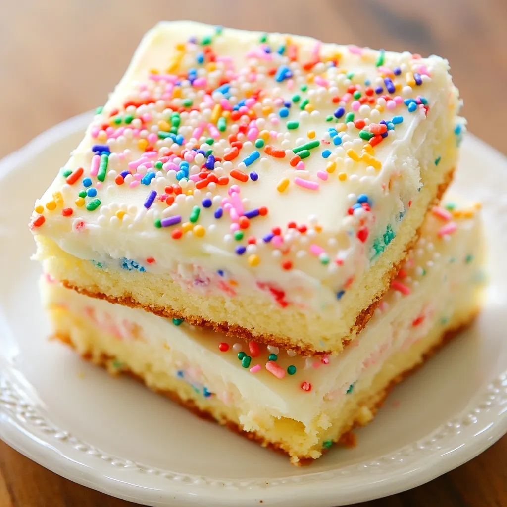Soft Cookie Bars with Frosting