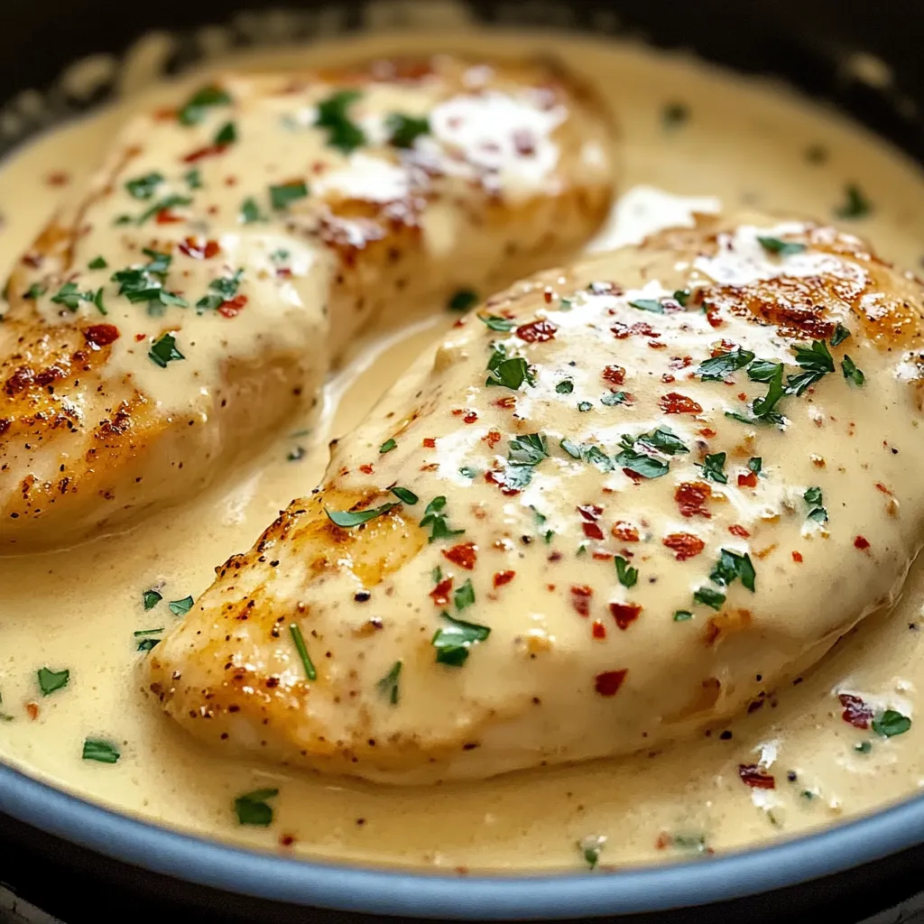 Cheesy Cream Chicken – A Quick & Delicious Meal!