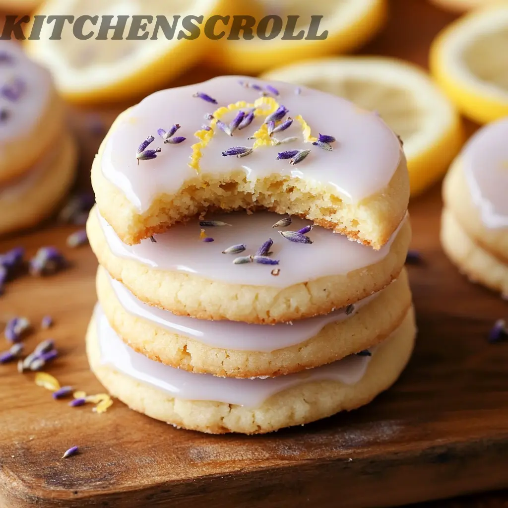 Soft Lemon Cookies with Glaze