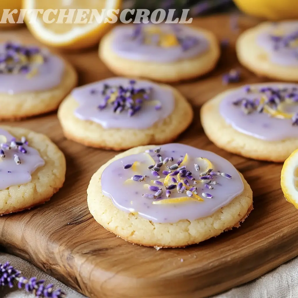 Easy Lemon Lavender Cookies