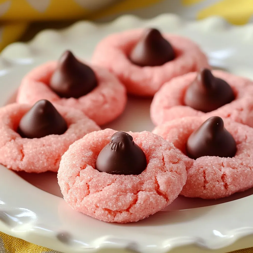 Strawberry Kiss Cookies Recipe
