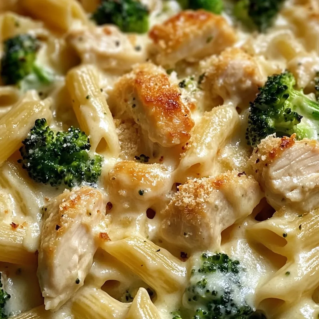 Chicken Broccoli Pasta Finished Dish