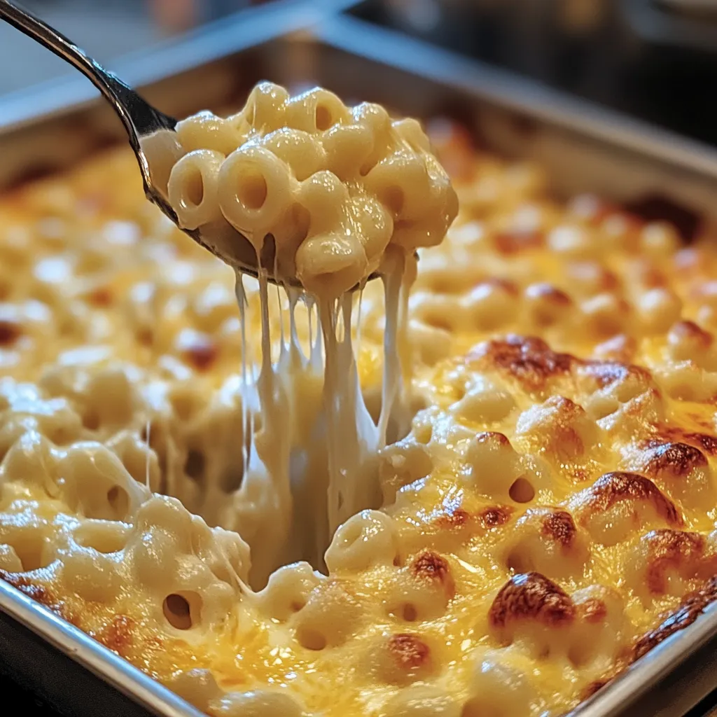 SUPER RICH BAKED MAC AND CHEESE Dish