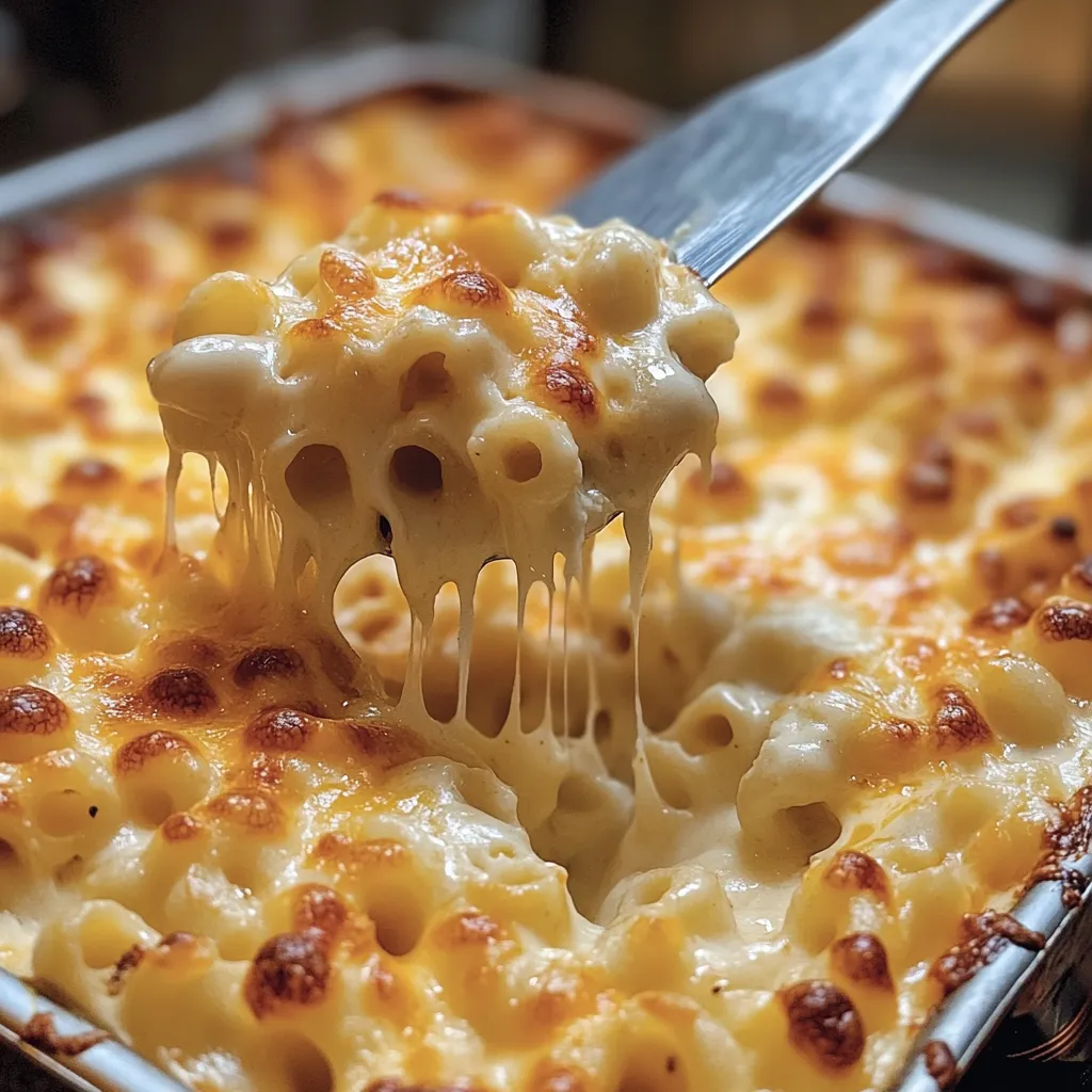 Homemade SUPER RICH BAKED MAC AND CHEESE