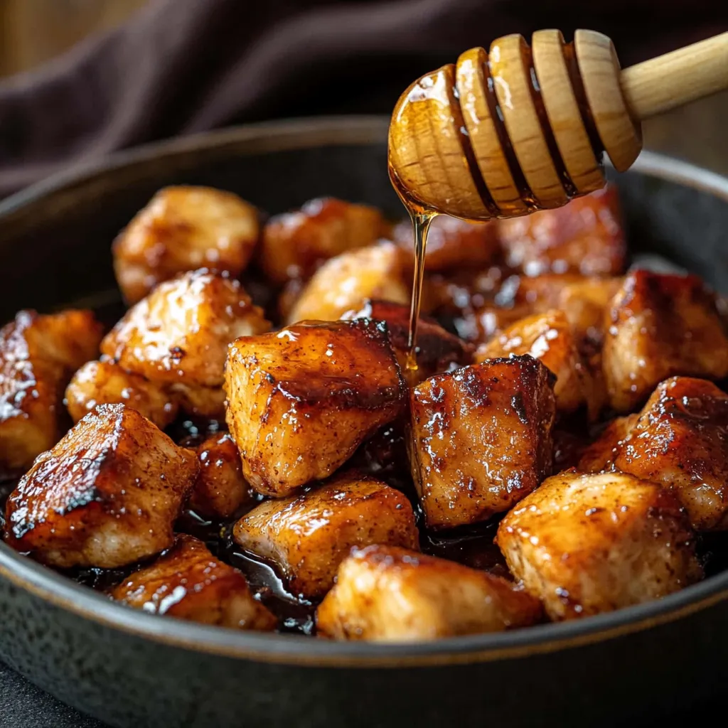 Easy Hot Honey Salmon Bites
