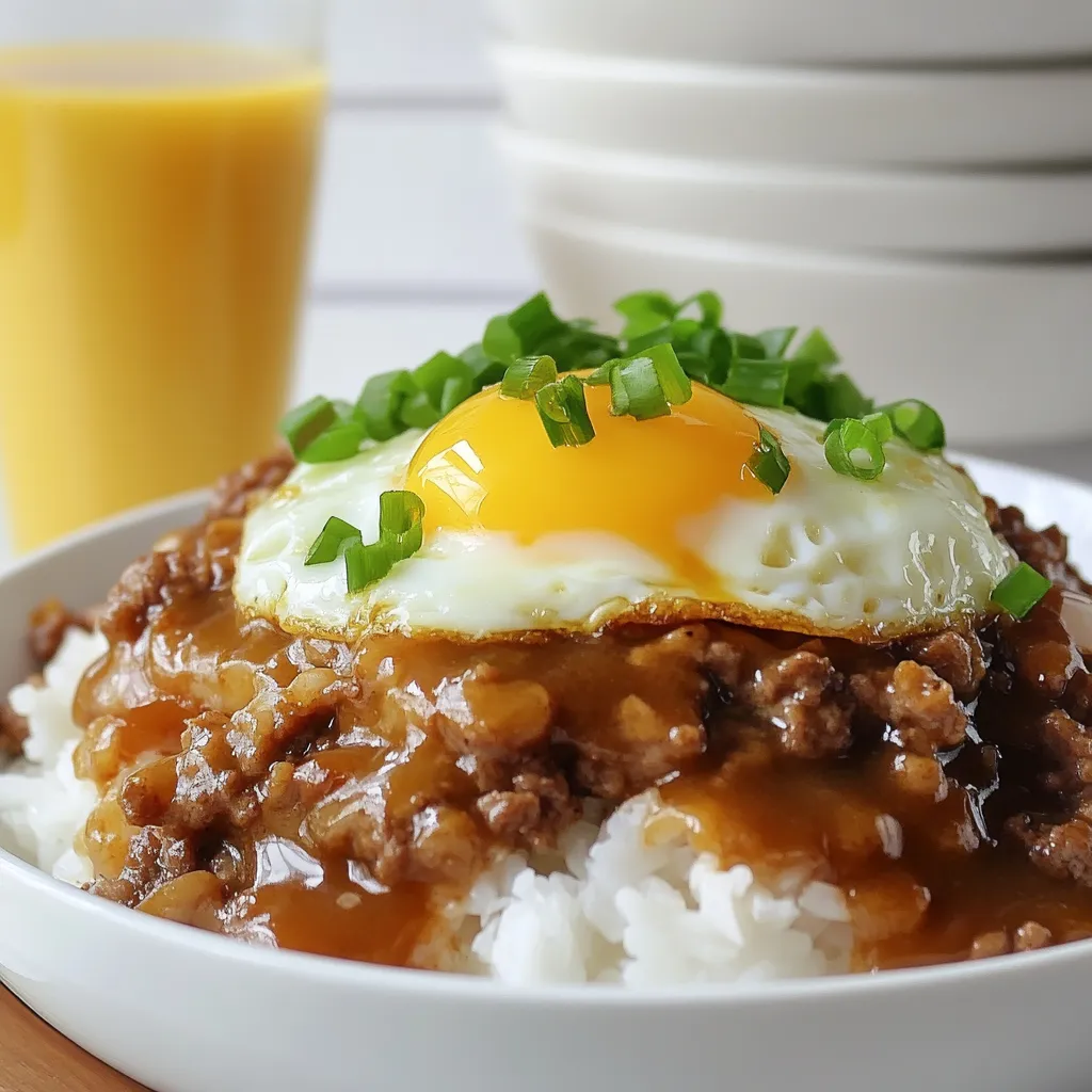 Loco Moco Meal Photo
