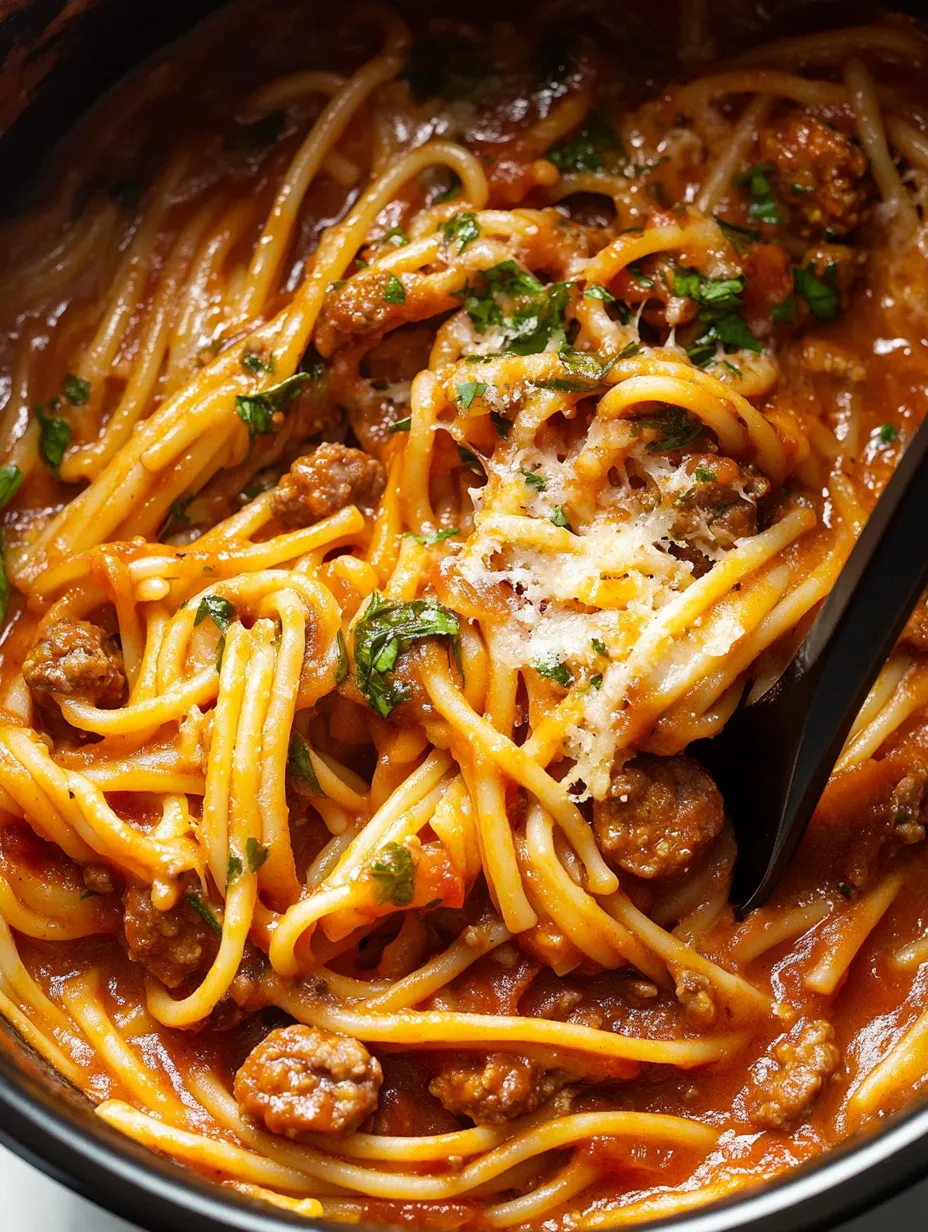 Favorite One Pot Italian Sausage Pasta
