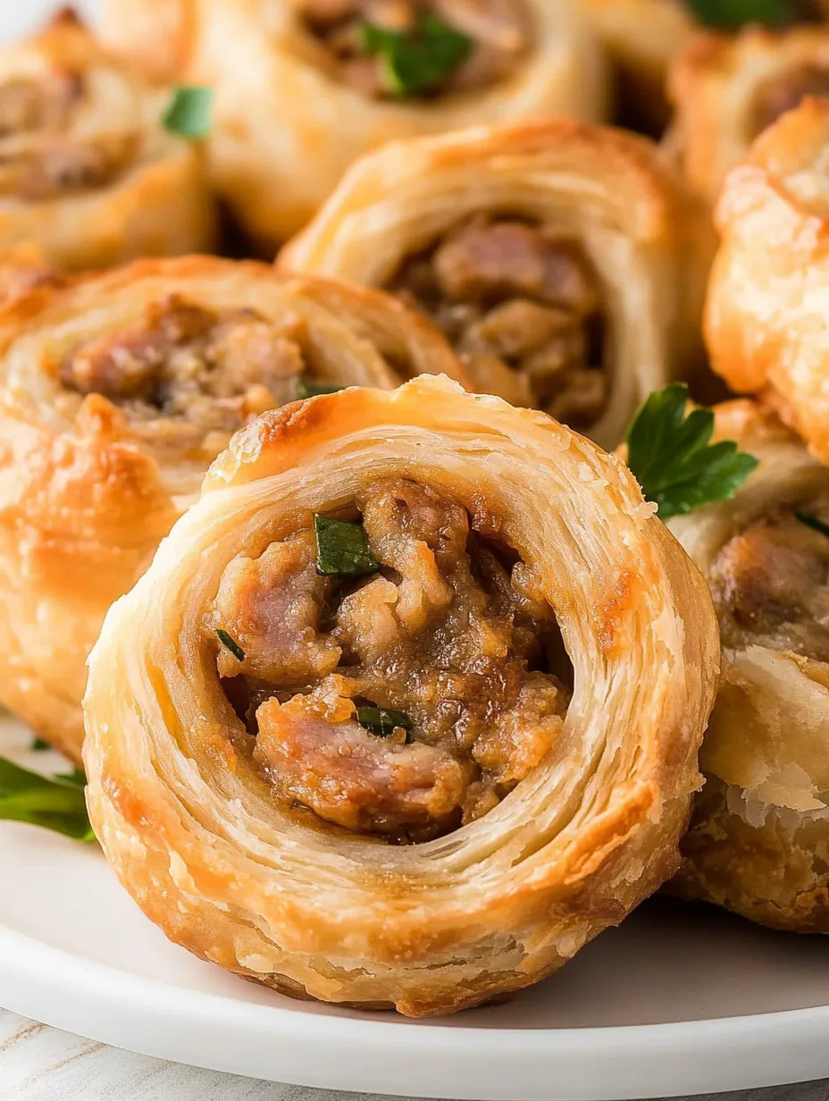 Easy Sausage Pinwheels Recipe
