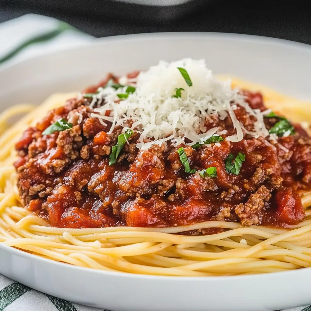 Spaghetti Meat Sauce