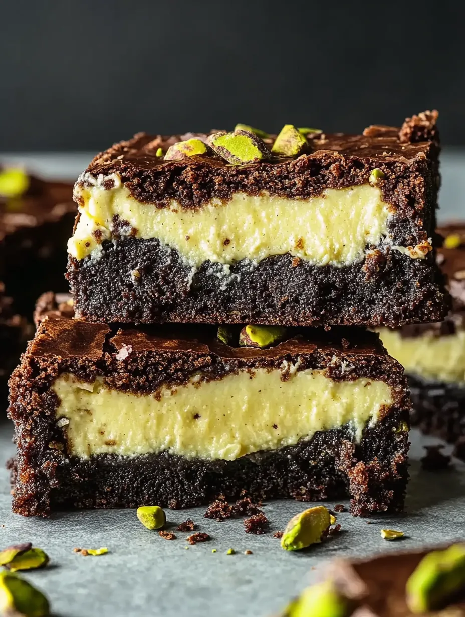 Best Pistachio Cheesecake Brownies Recipe