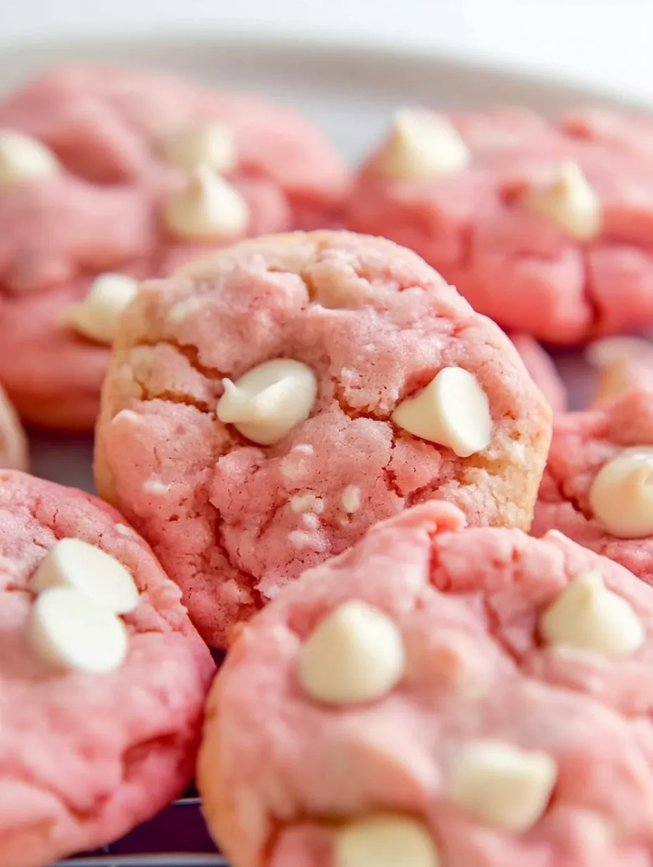 Strawberry Cake Mix Cookies Recipe