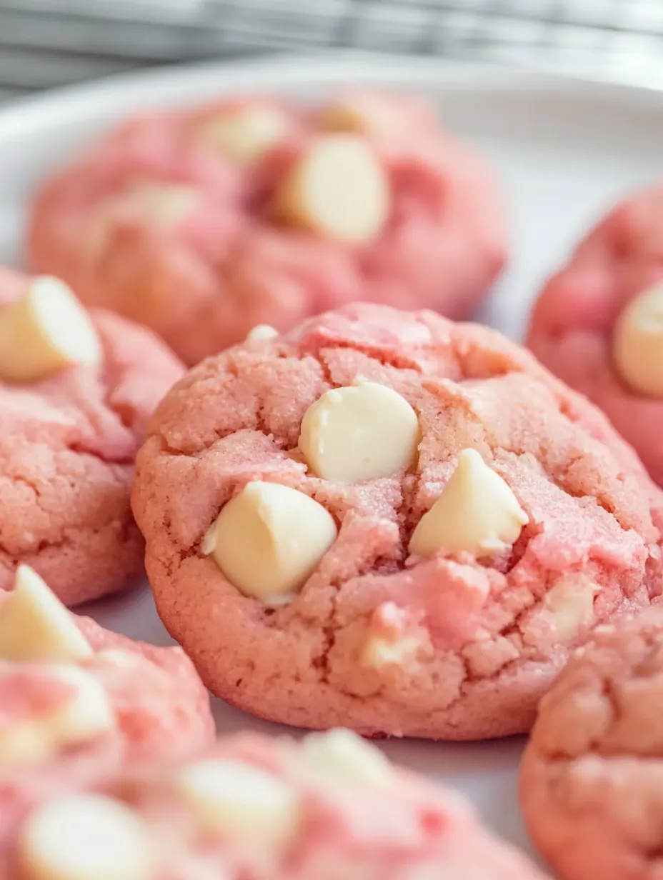 Easy Strawberry Cake Mix Cookies Recipe