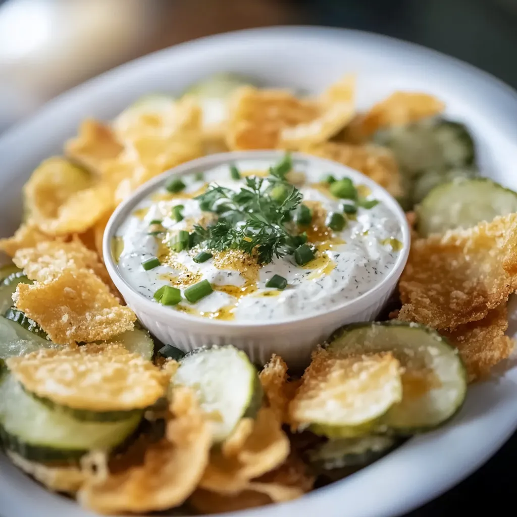 Crispy Fried Pickle Dip