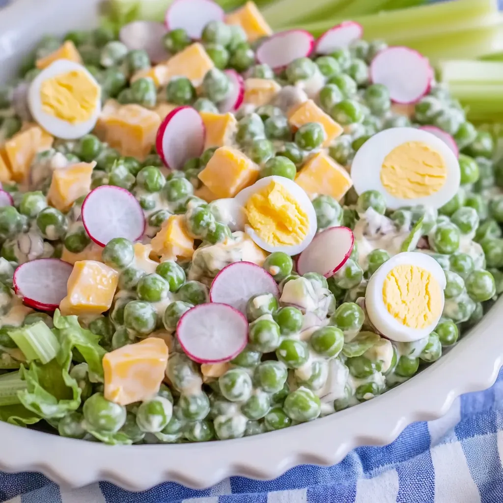 Cheese and Pea Salad