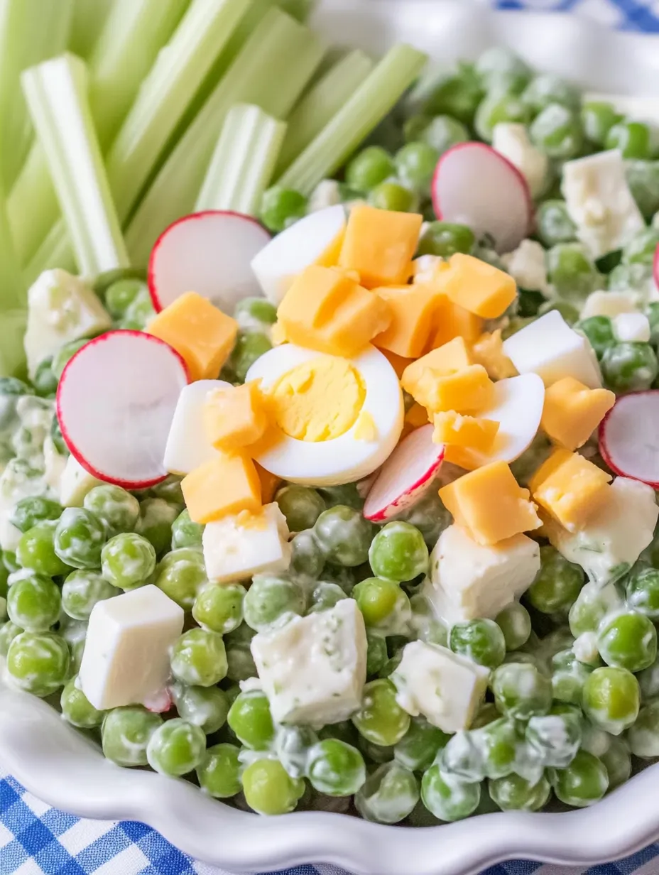 Cheese and Pea Salad Recipe