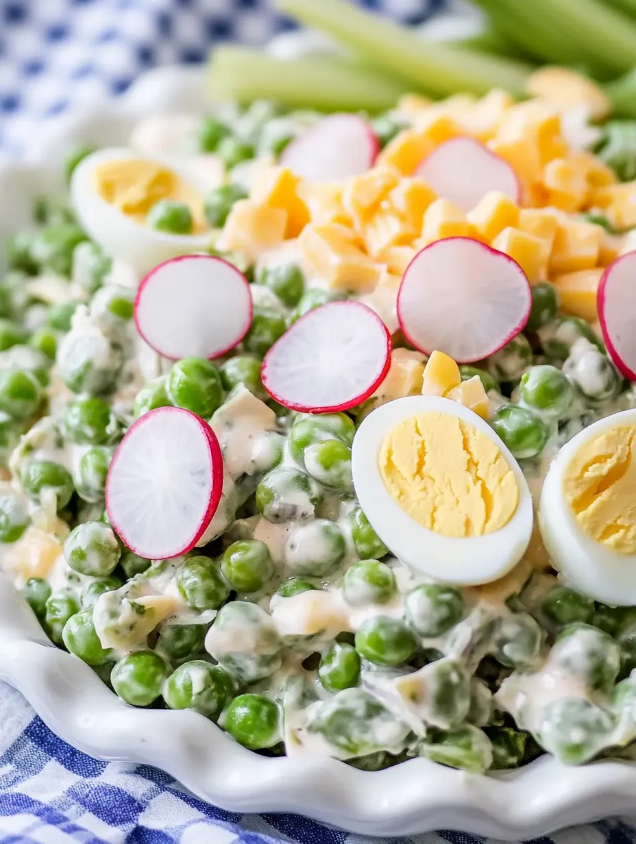 Best Cheese and Pea Salad Recipe