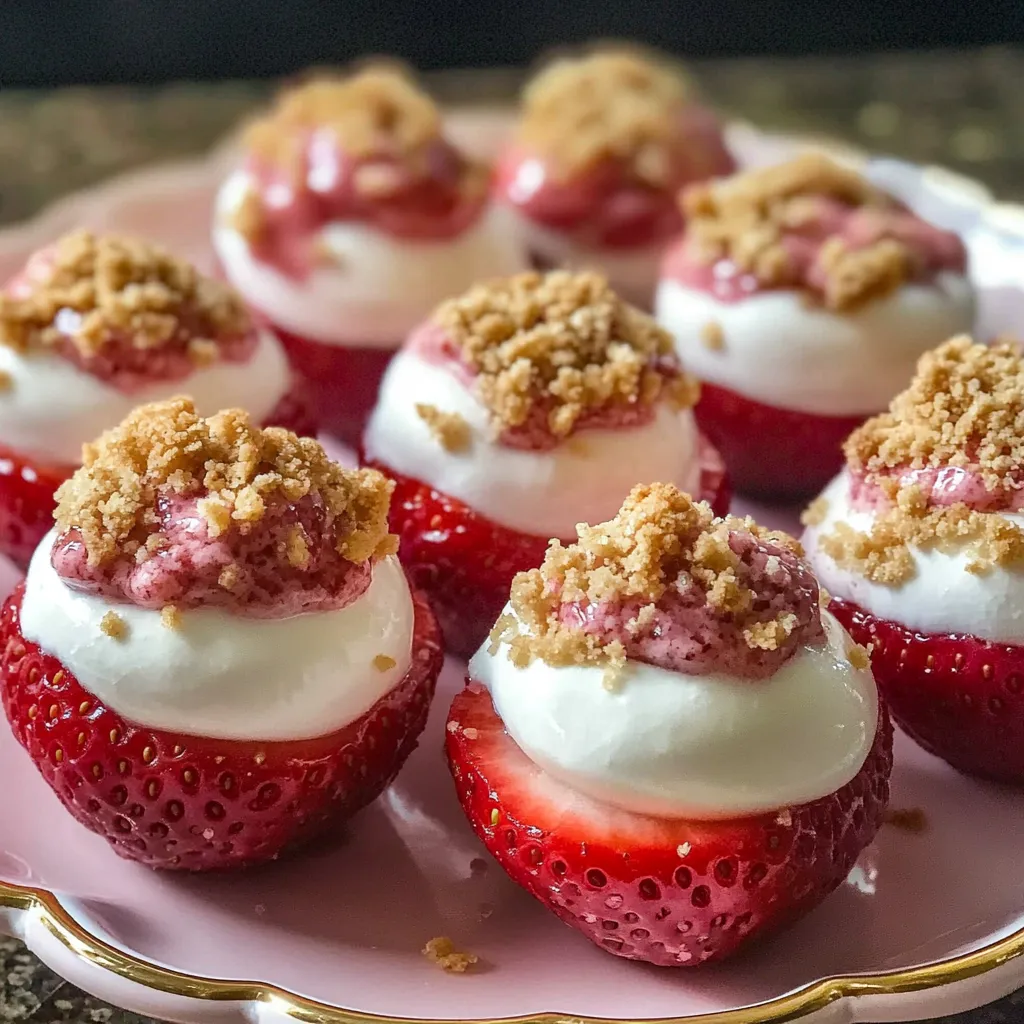 Cheesecake Stuffed Berries