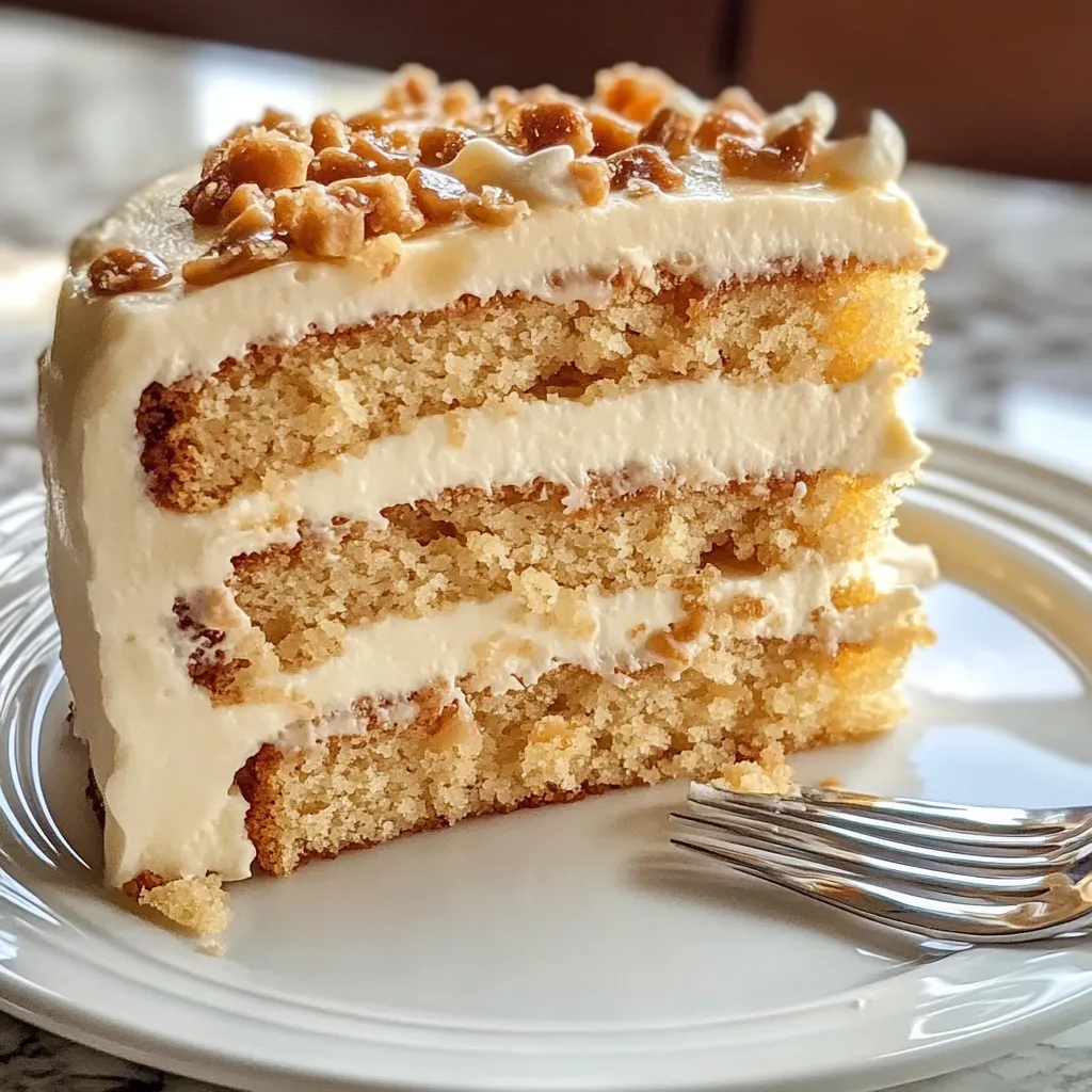 Butterscotch Crunch Cake