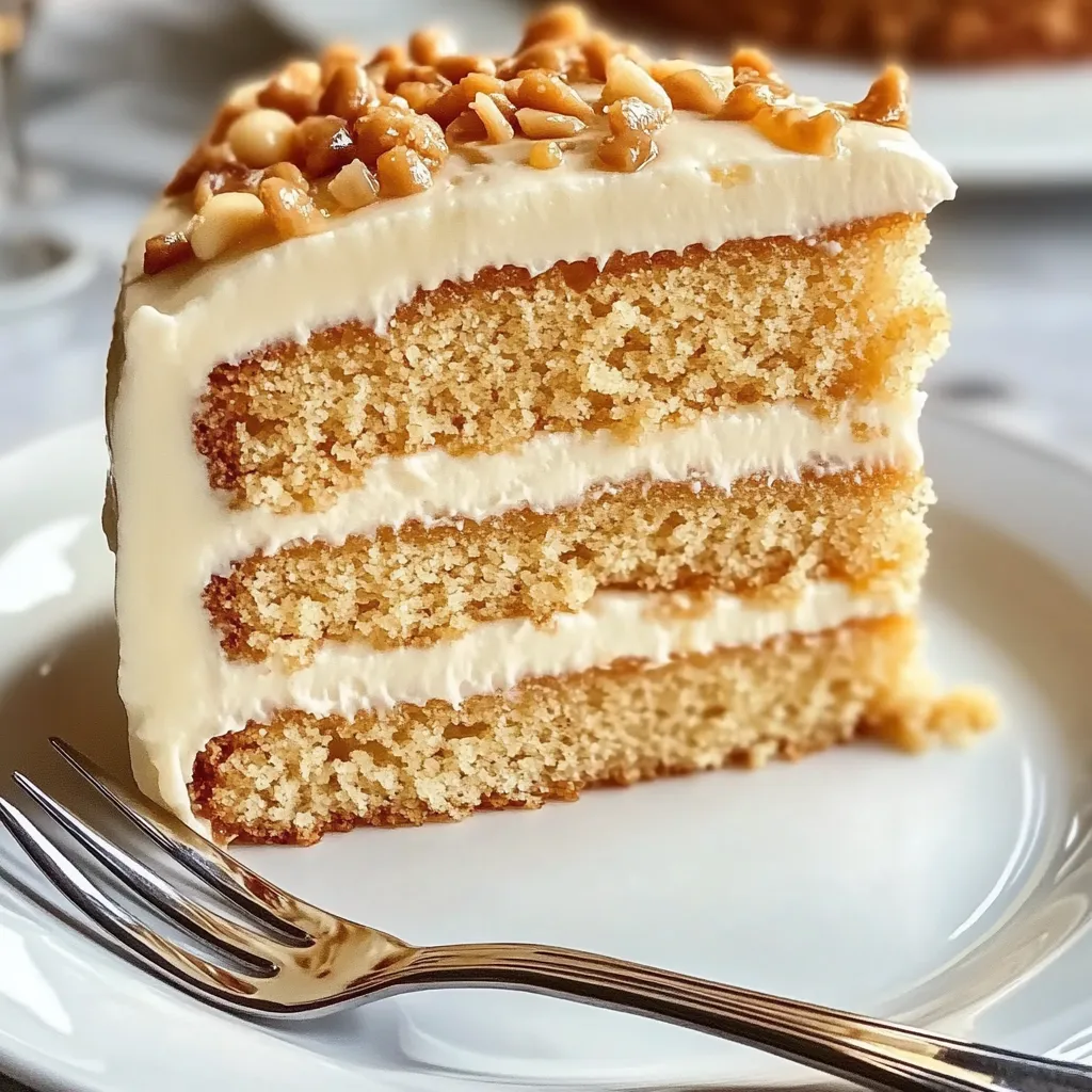 Butterscotch Crunch Cake Recipe