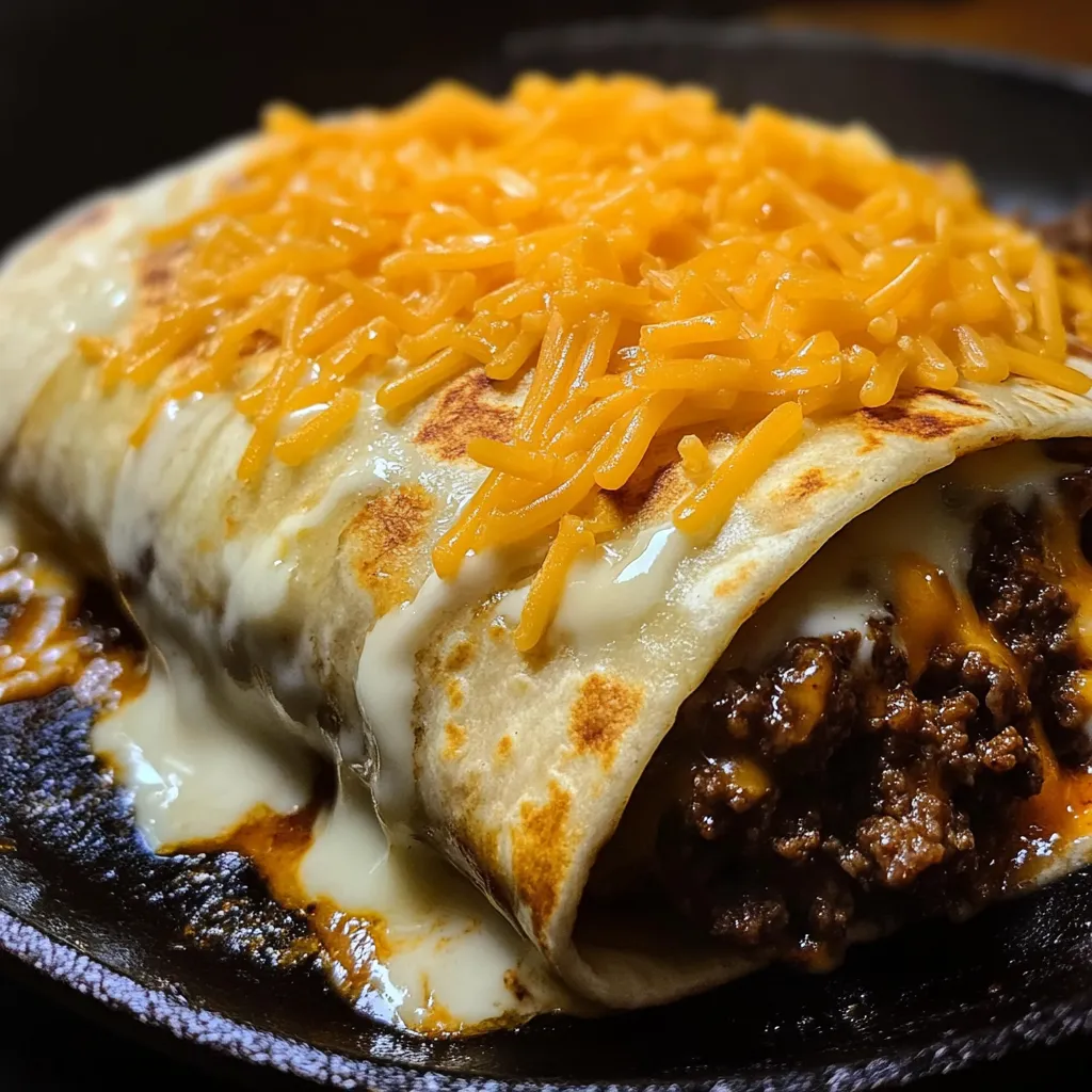 Mouthwatering Grilled Cheese Burrito