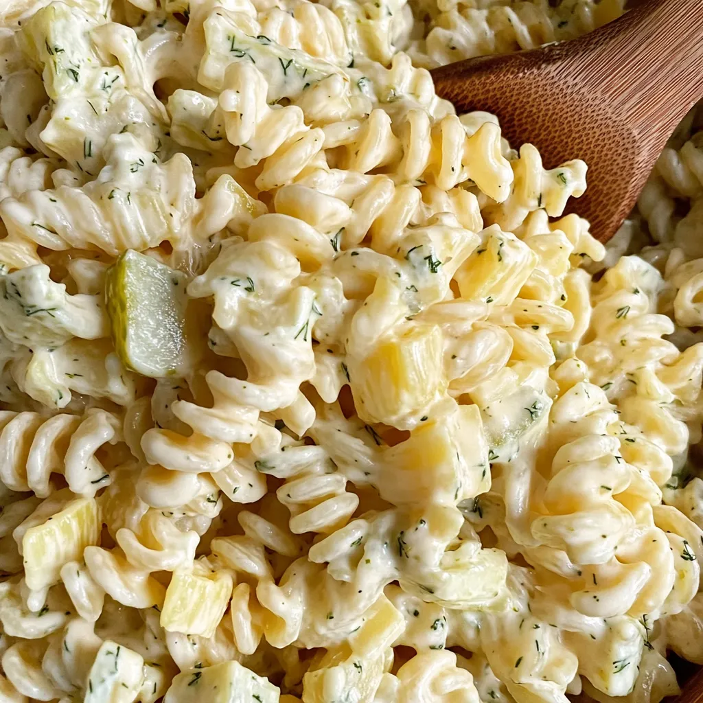 Effortless Dill Pickle Salad