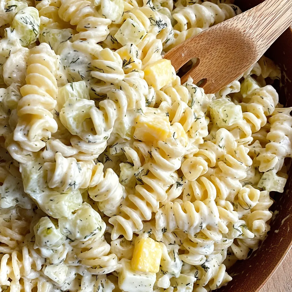 Dill Pickle Pasta Salad Recipe