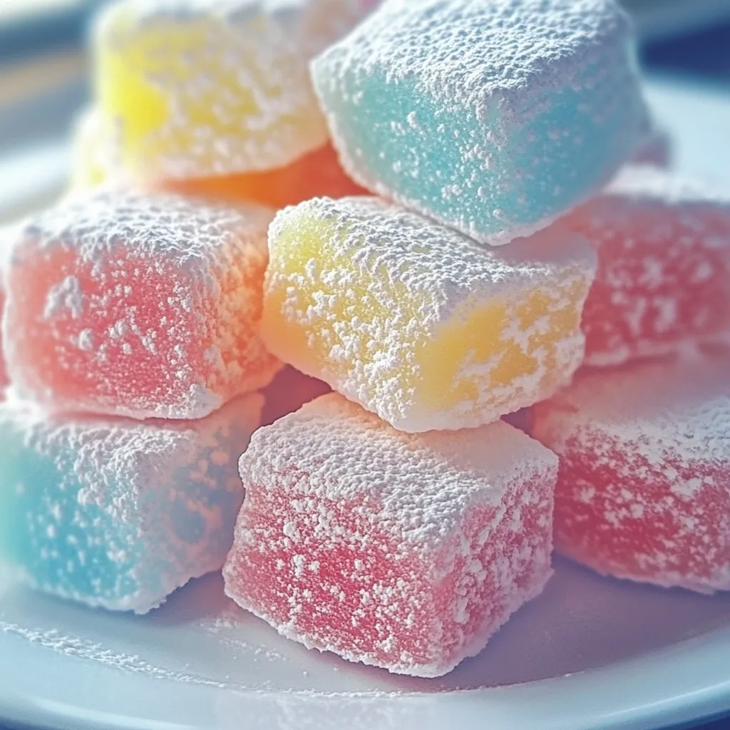 Easy Fun Cotton Candy Marshmallows