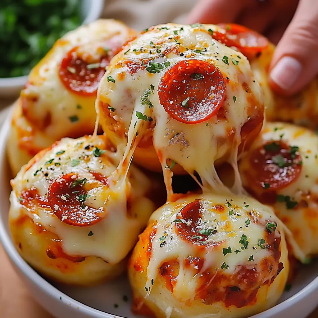 Cheesy Pizza Bombs