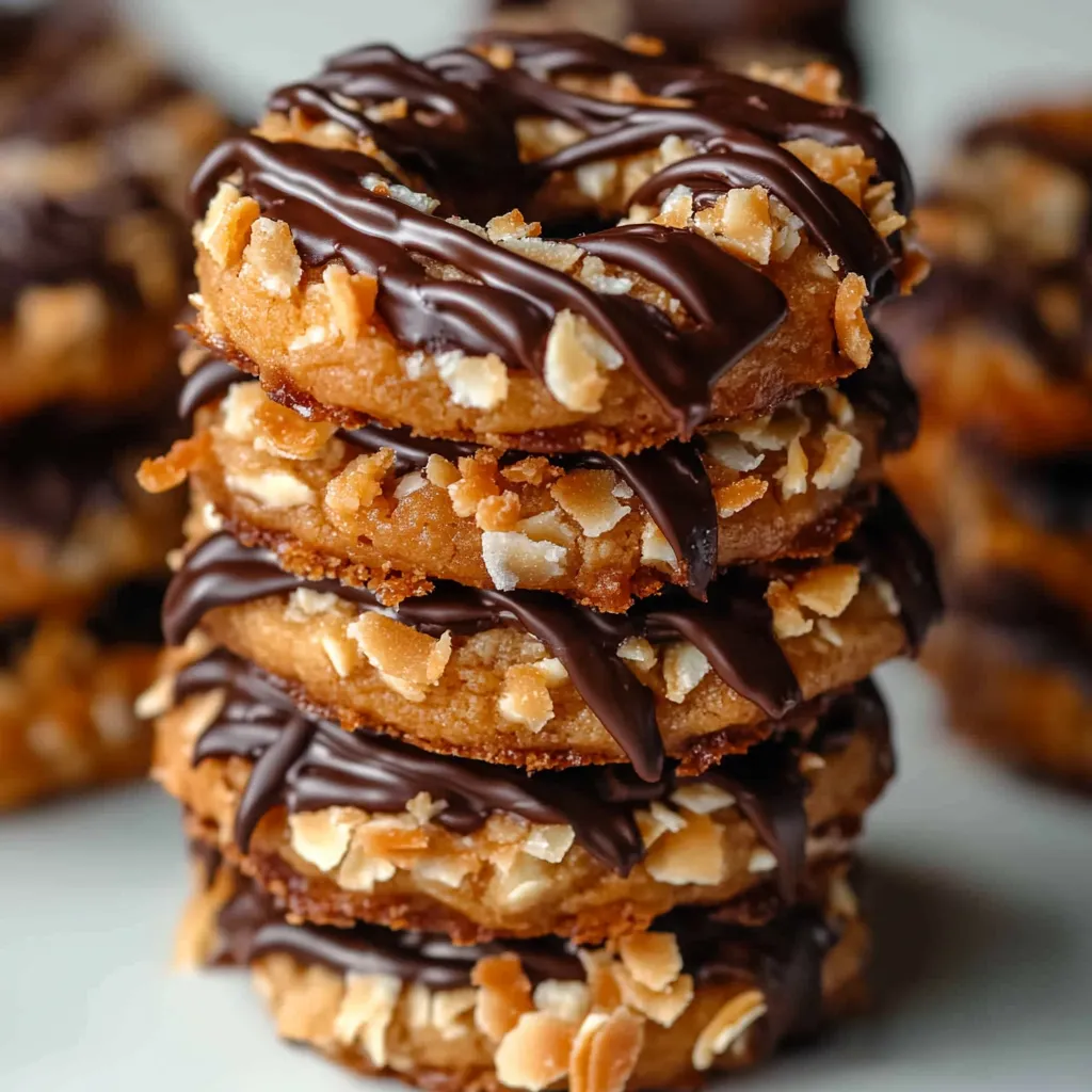 Homemade Samoas Cookies