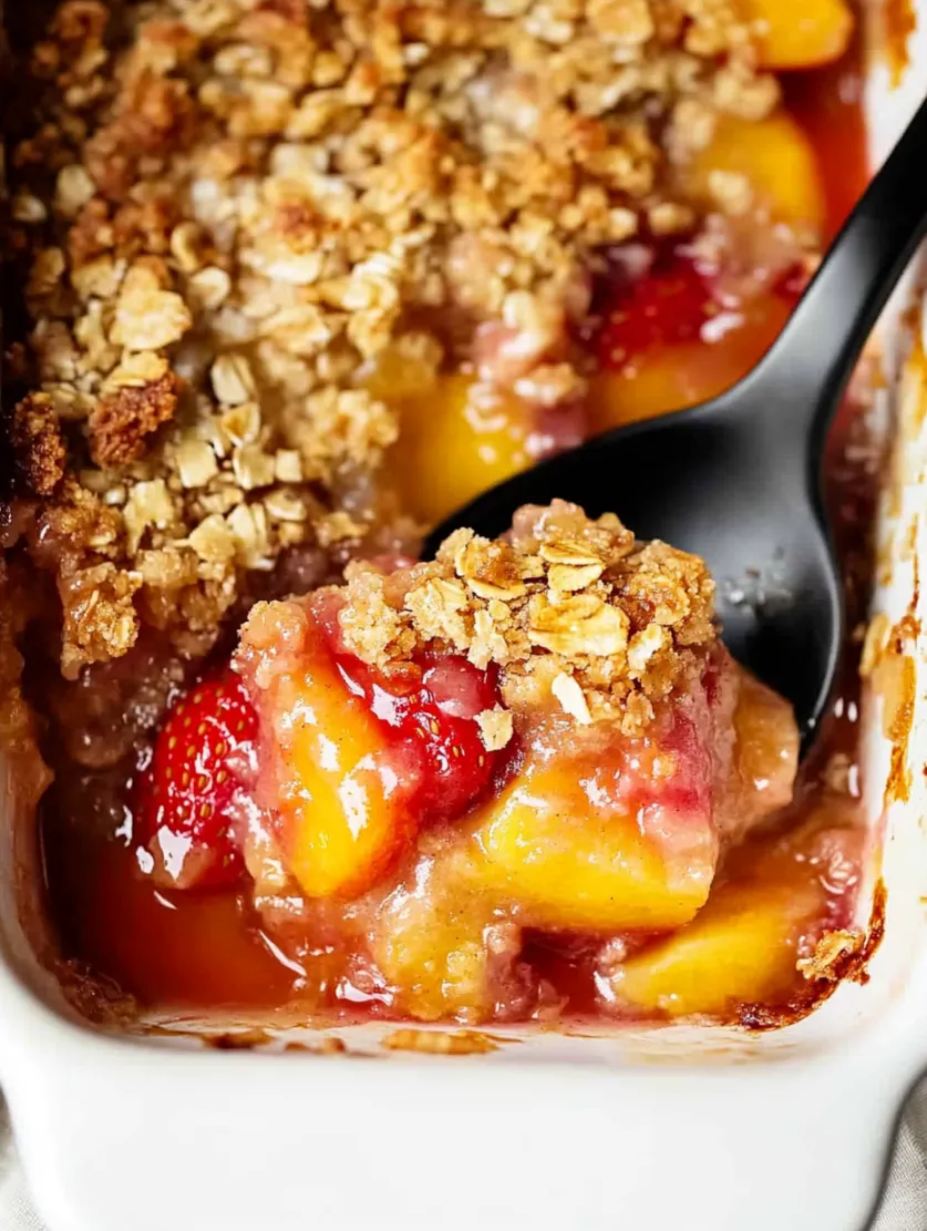 Strawberry Peach Crisp