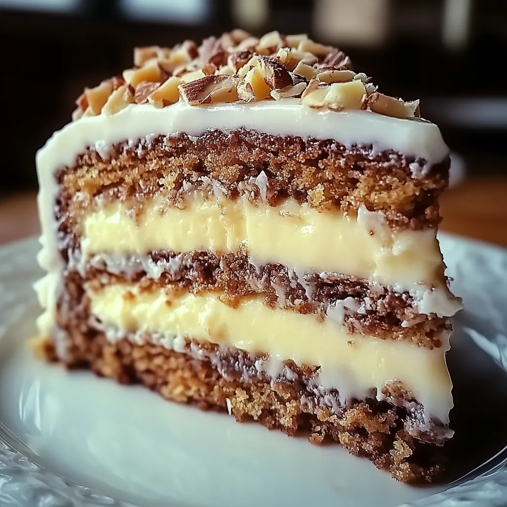 Dreamy White German Chocolate with Cheesecake Middle