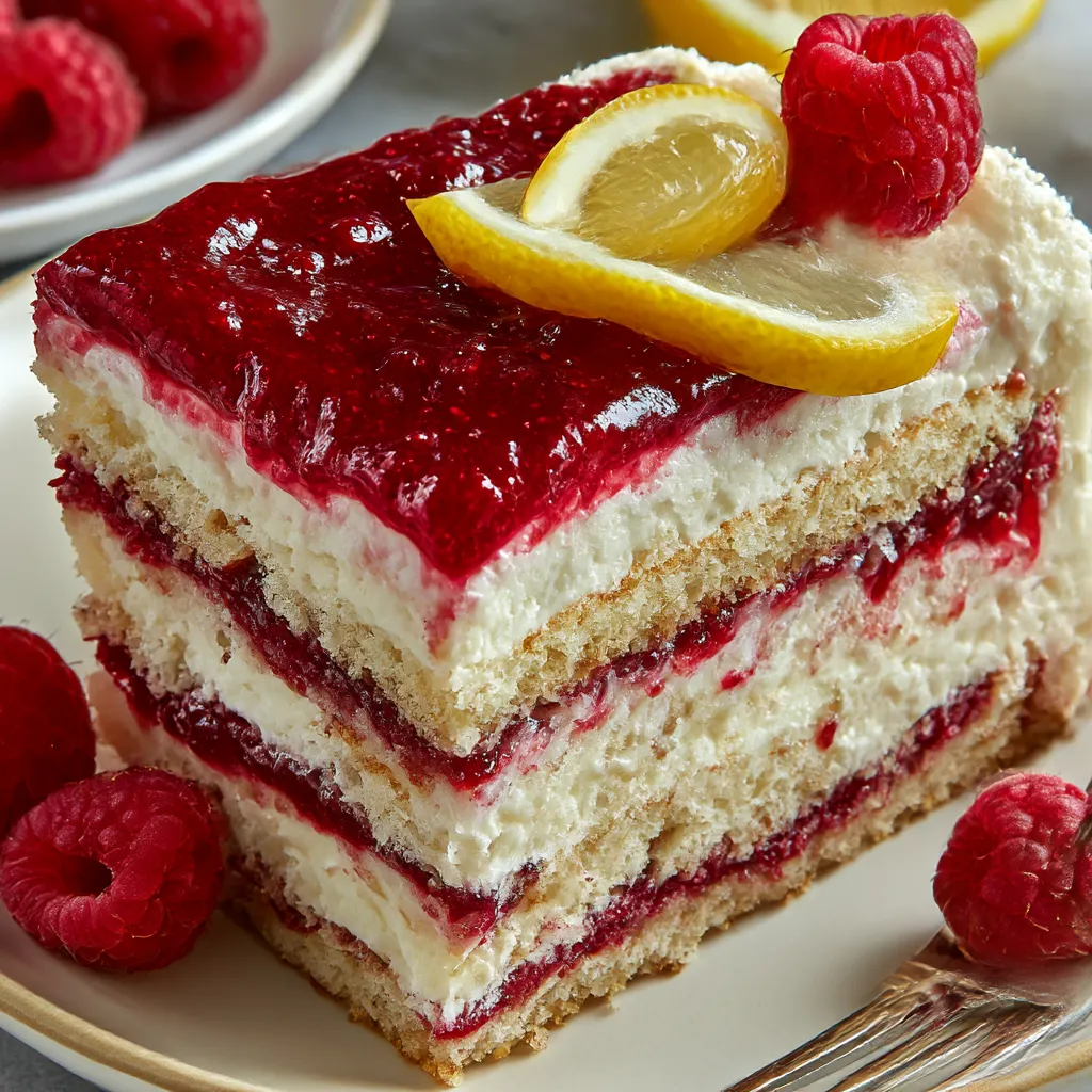 Fresh Raspberry Tiramisu