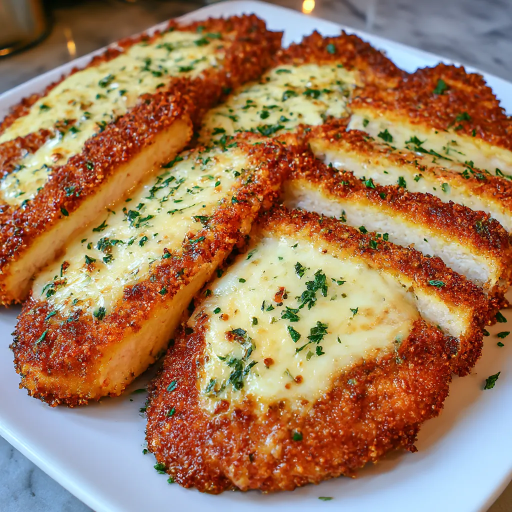Longhorn Parmesan Chicken with Mozzarella