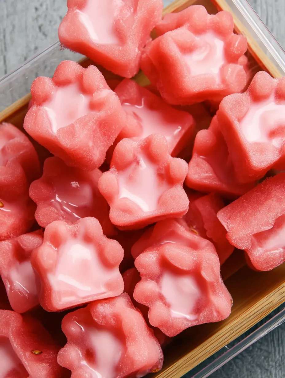 A box of pink candy bears.