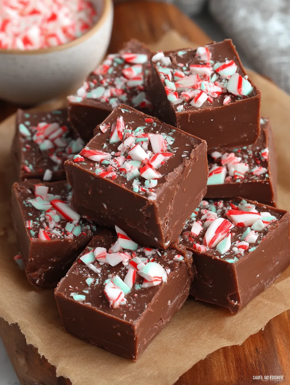 A stack of chocolate cake with white and red sprinkles.