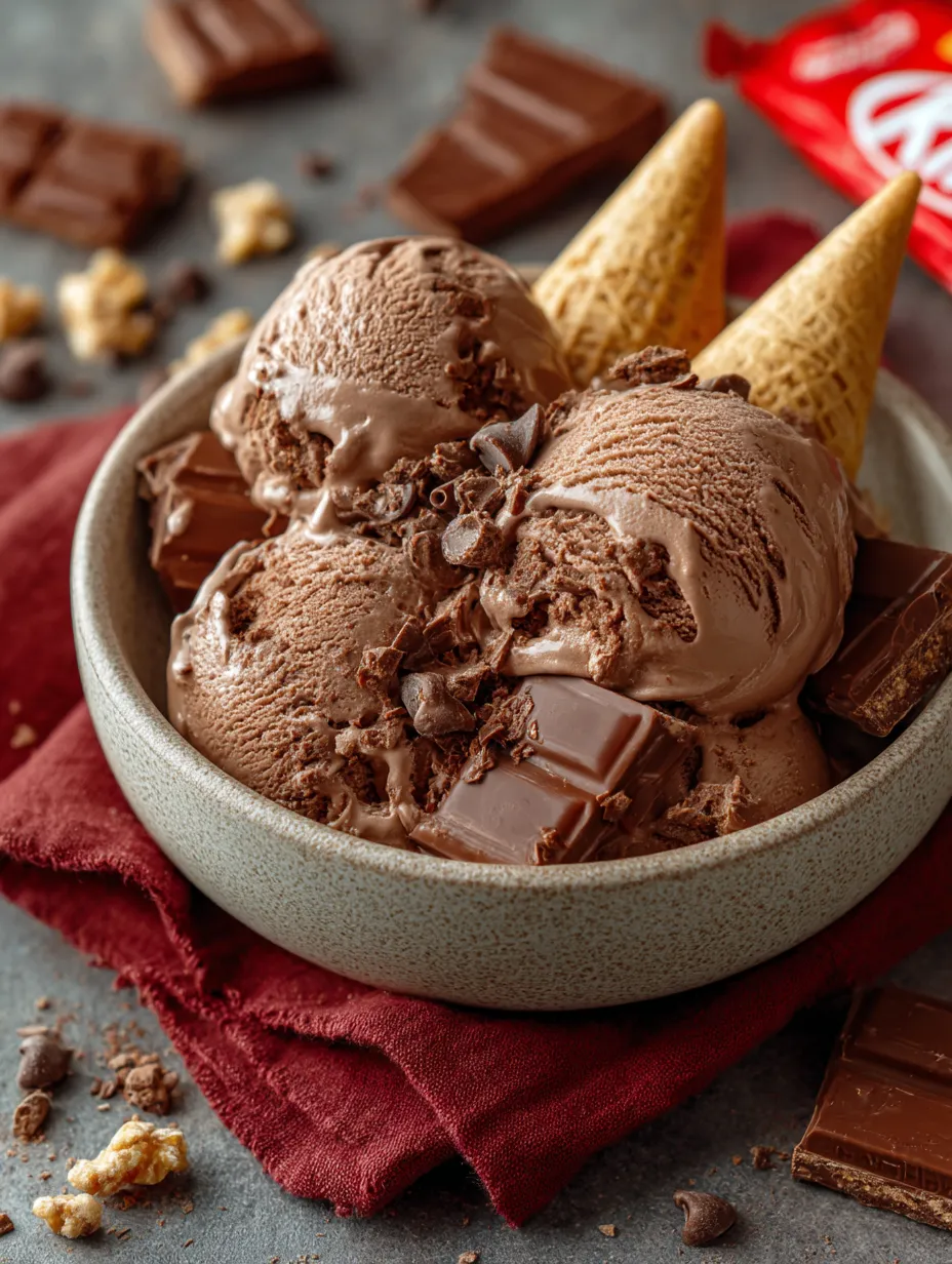 A bowl of ice cream with chocolate chips.