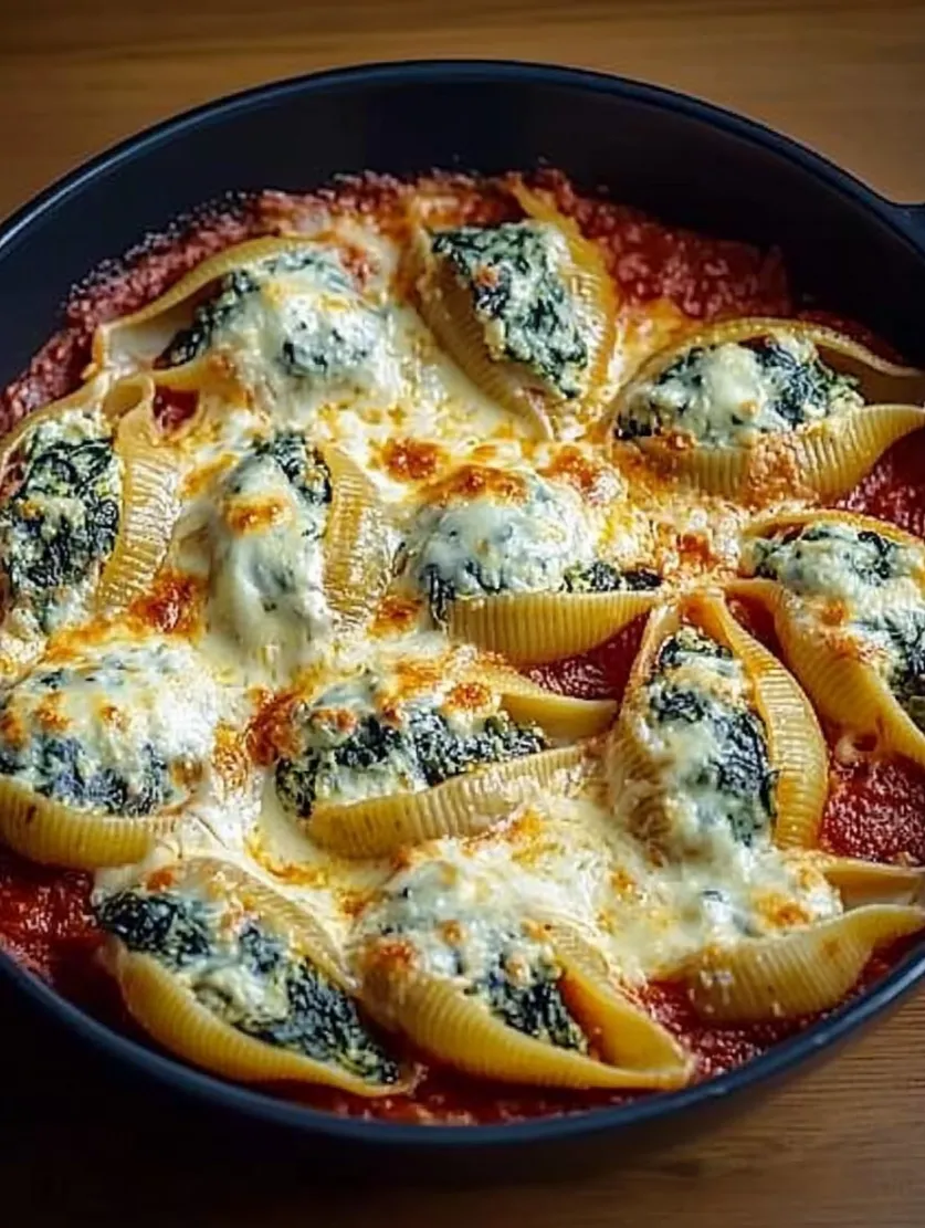 Spinach and Ricotta Shells