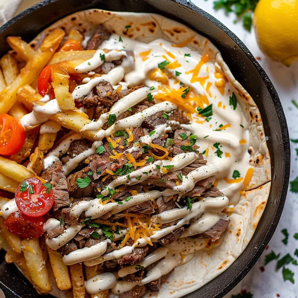 Steak & Cheese Dirty Fry Burritos